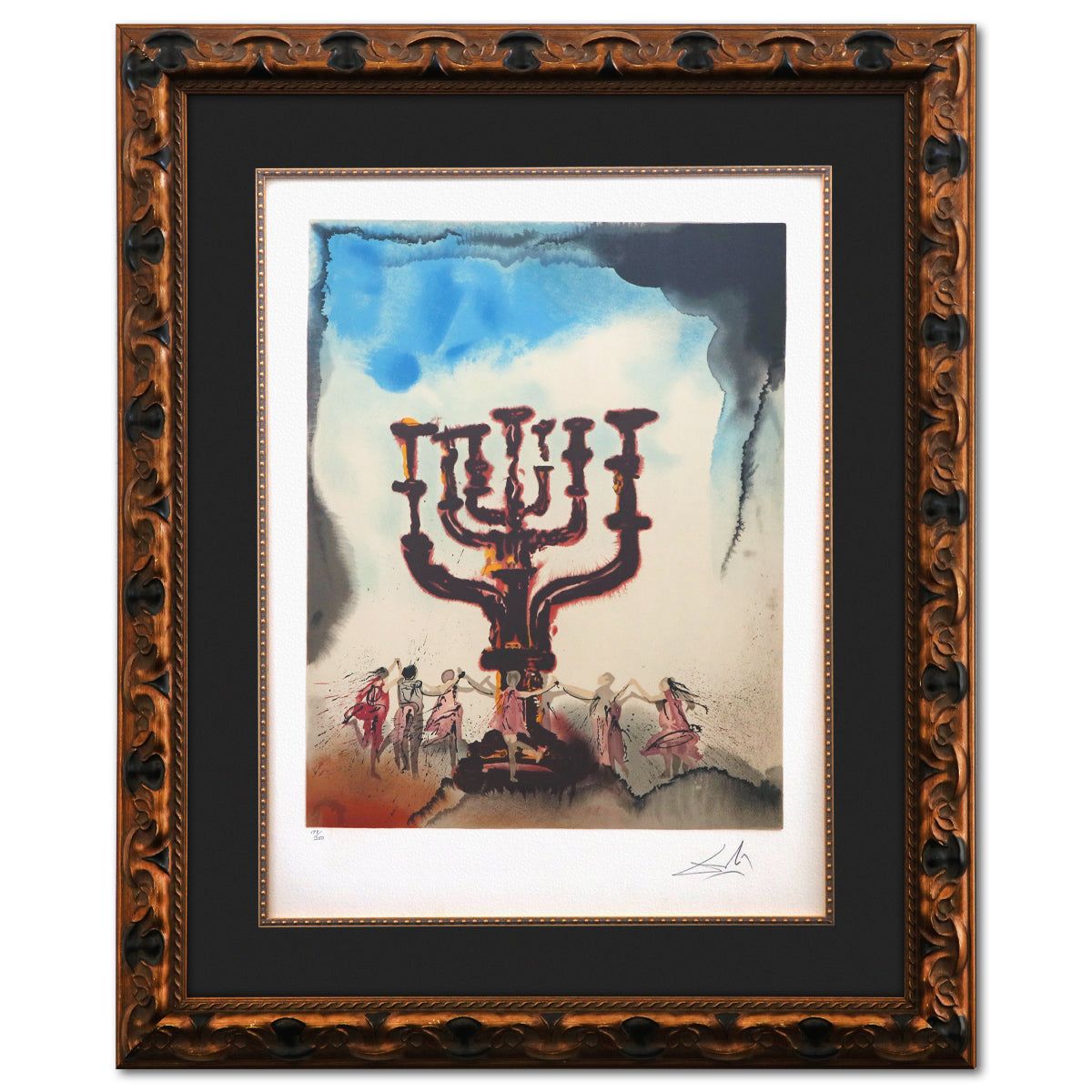 Salvador Dali- Original Lithograph "Orah-Horah"