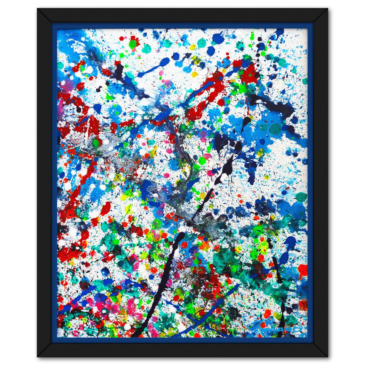 Wyland- Original Painting on Canvas "Abstract"