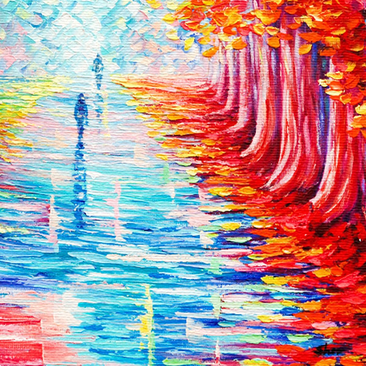 Svyatoslav Shyrochuk- Original Oil on Canvas "Path of Serenity"