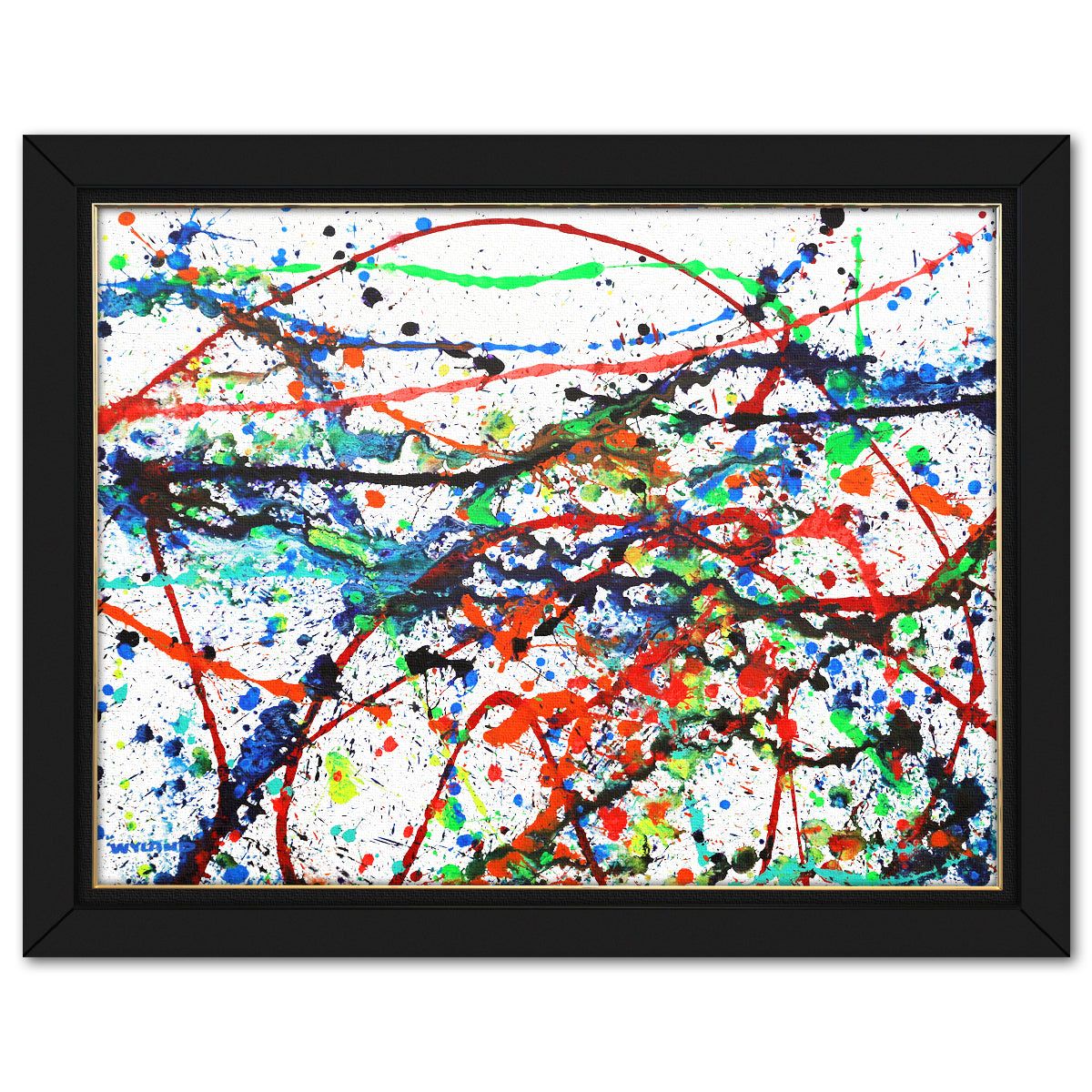 Wyland- Original Painting on Canvas "Abstract"