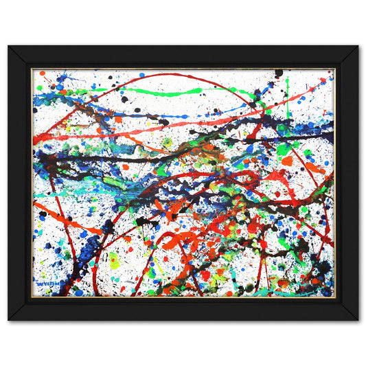 Wyland- Original Painting on Canvas "Abstract"