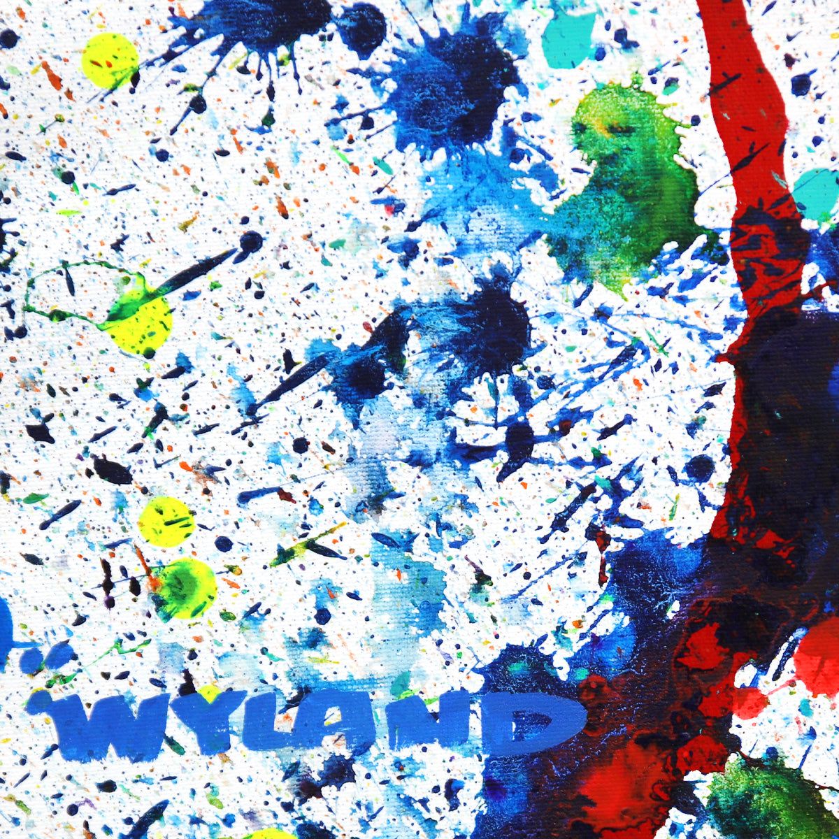 Wyland- Original Painting on Canvas "Abstract"