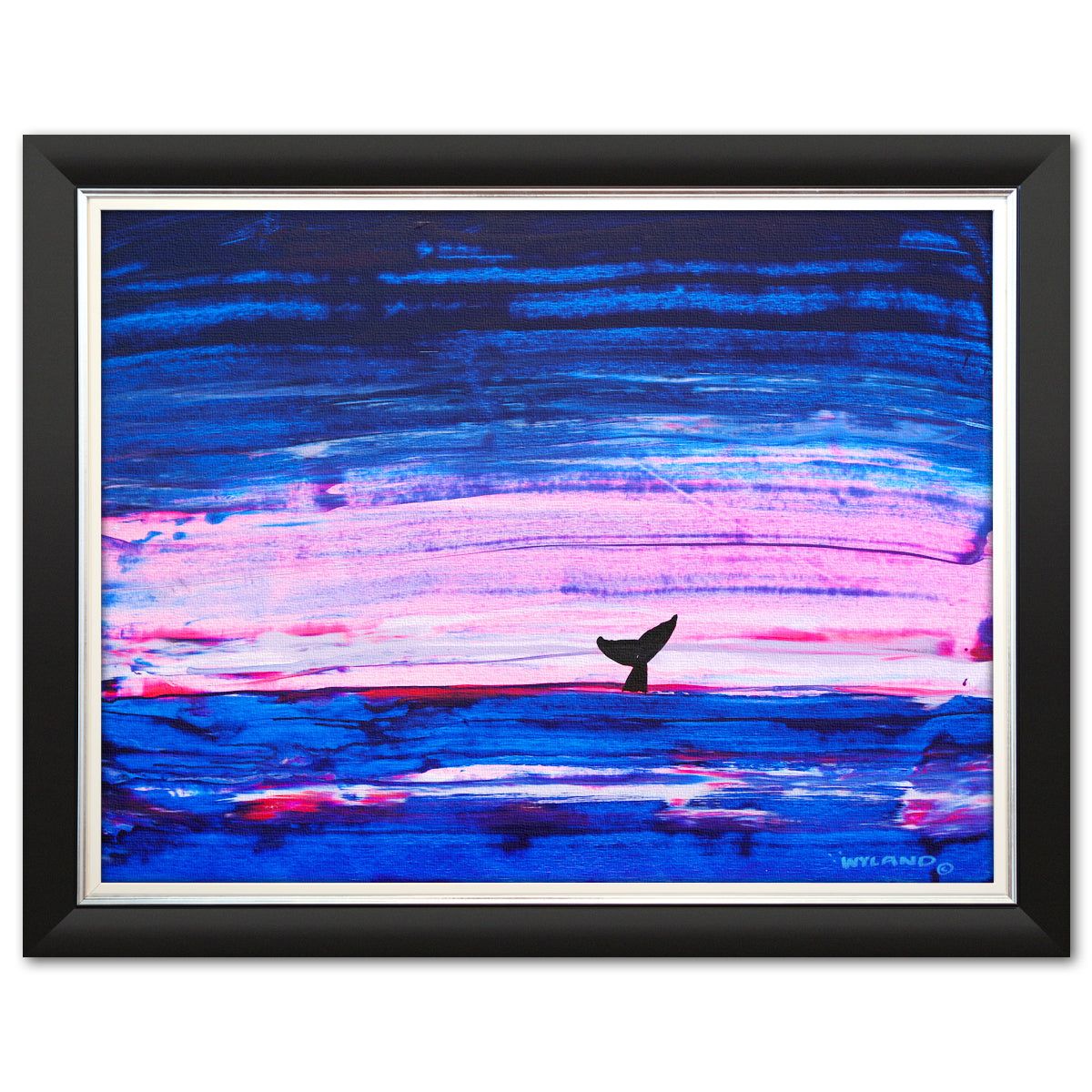 Wyland- Original Painting on Canvas "Abstract"