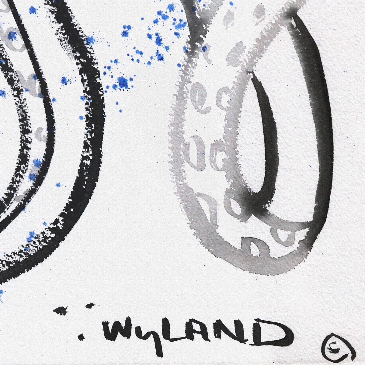 Wyland- Original Sumi Ink Painting "Octopus"