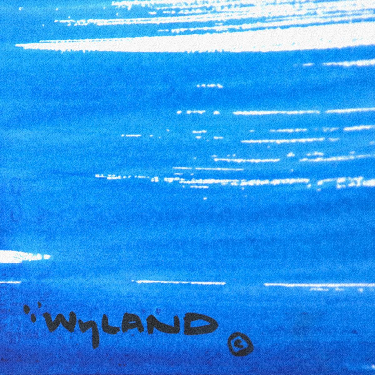 Wyland- Original Sumi Ink Painting "Whale Tail"