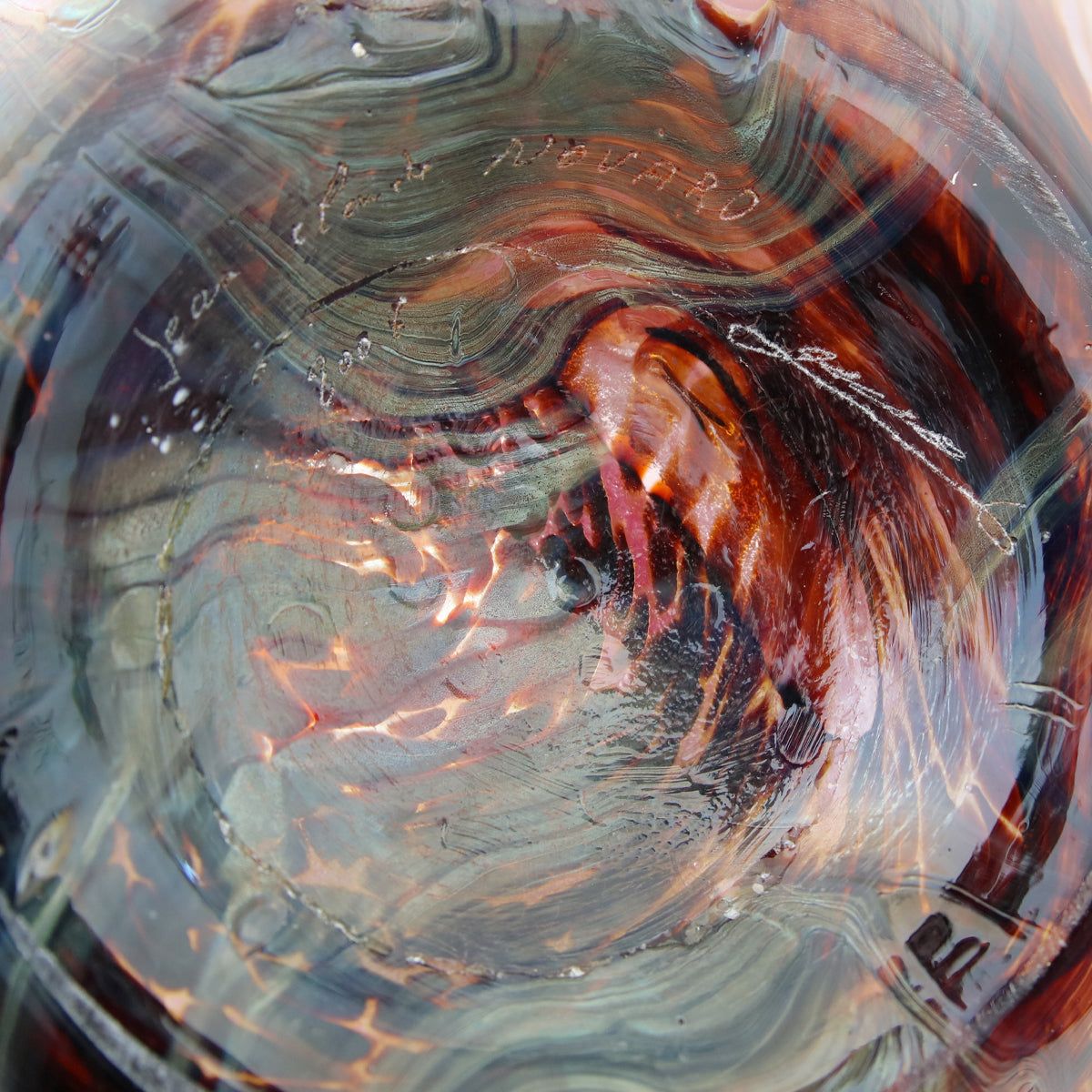 Jean-Claude Novaro- Handmade Glass "Large Pink Lamp"