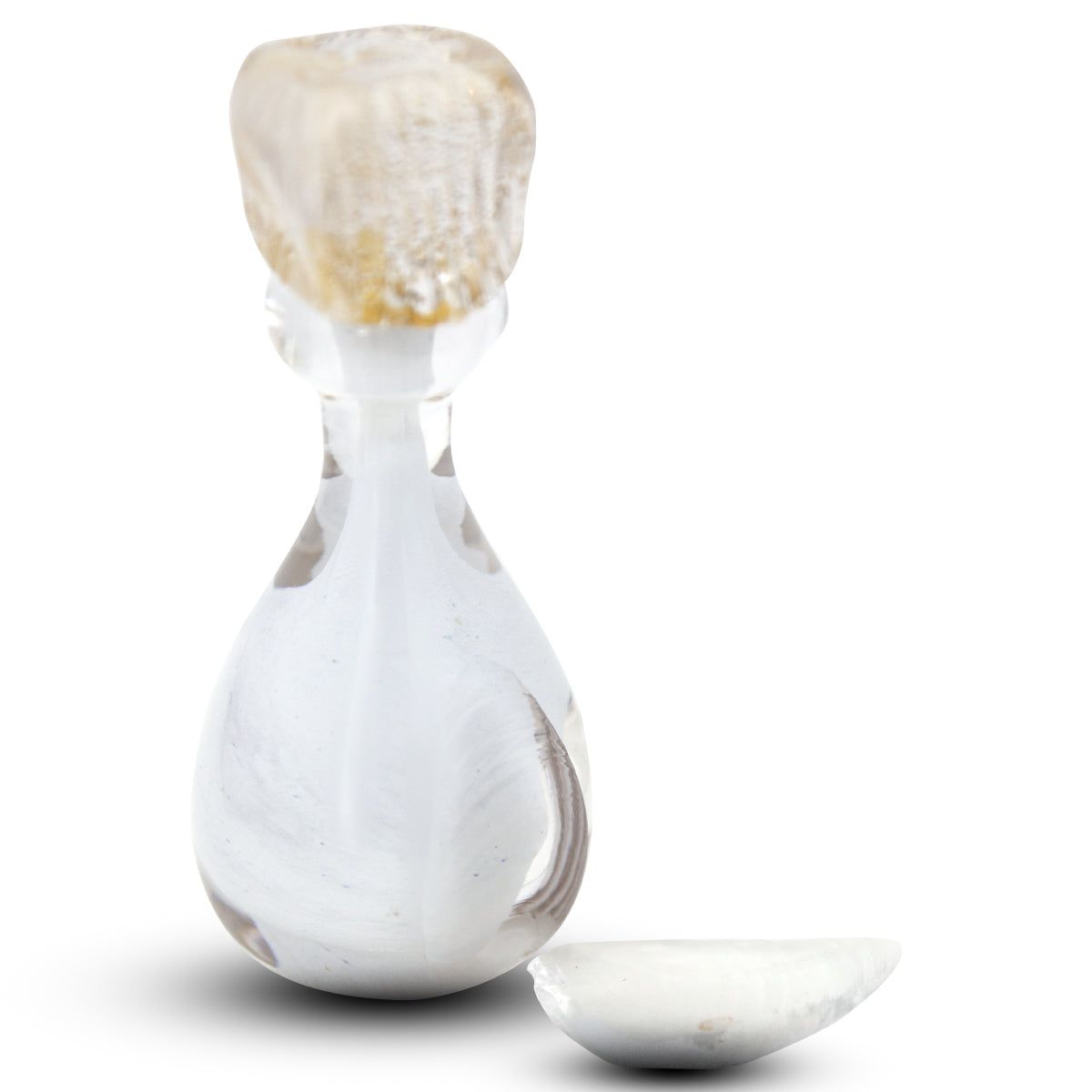 Jean-Claude Novaro- Red and White Hand Blown Glass Chess Set