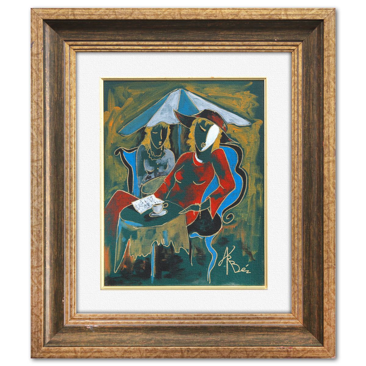 Arbe- Original Painting "Sidewalk Cafe"