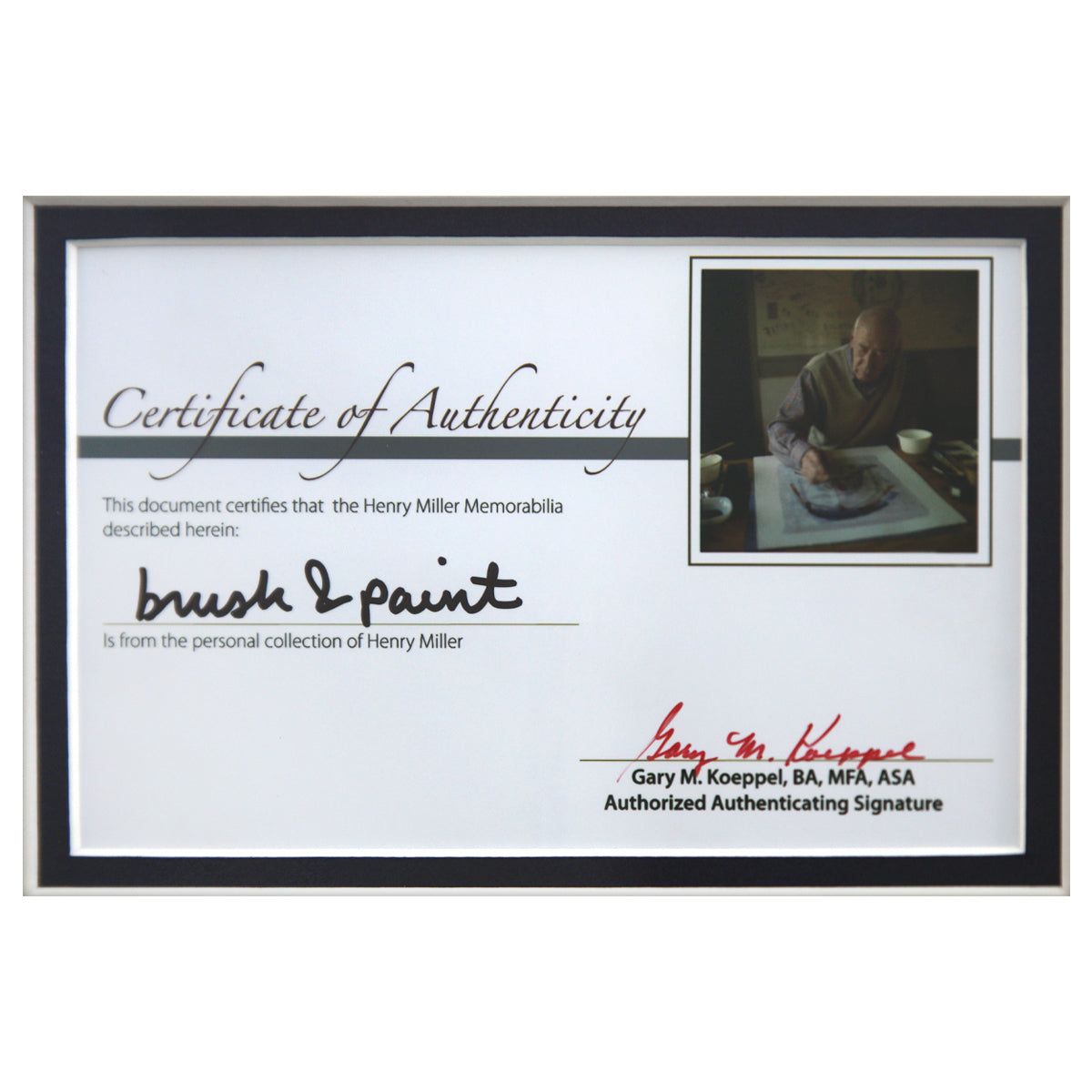 Henry Miller- Mixed Media Collage