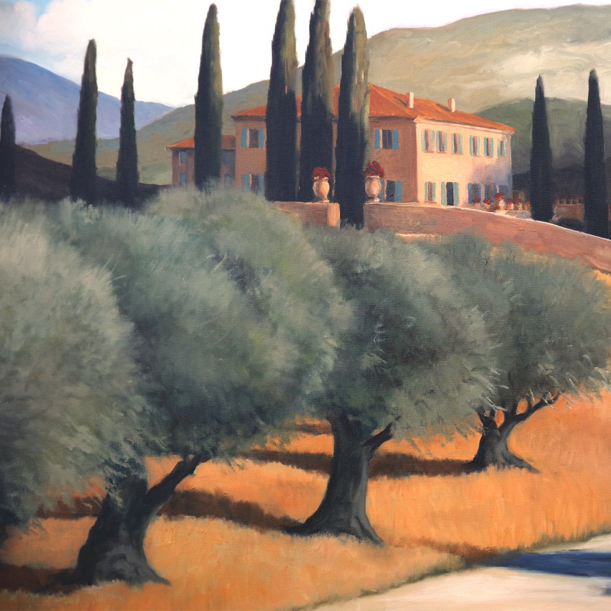 Robert White- "Olive Lined Drive"