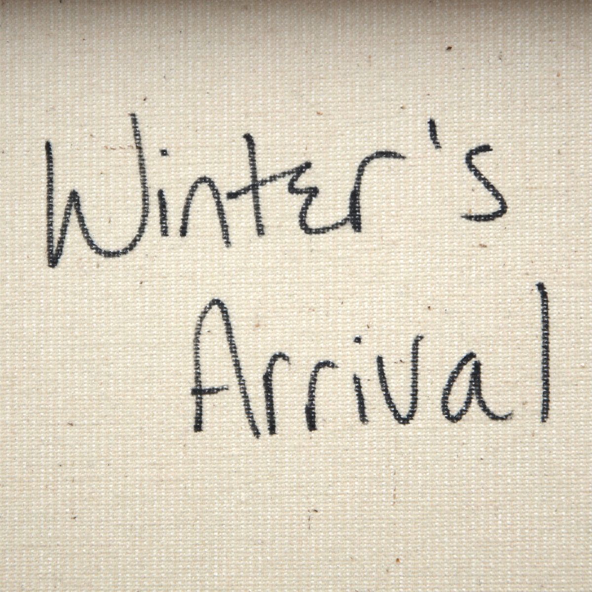 Michael Schofeeld- Original Oil on Canvas "Winter's Arrival"