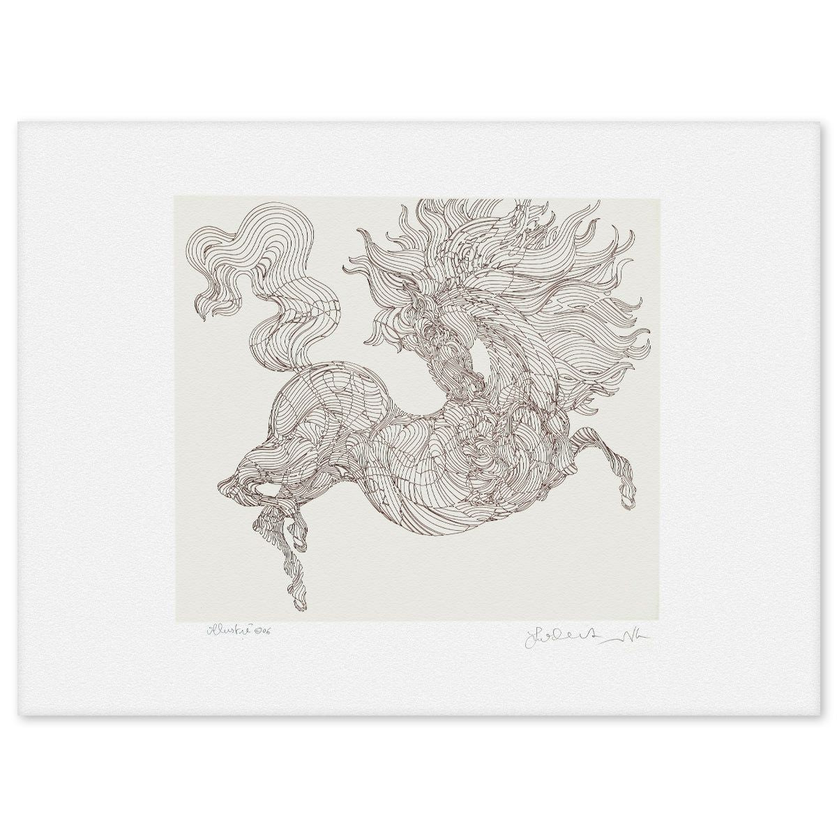 Guillaume Azoulay- Etching "Illustre"