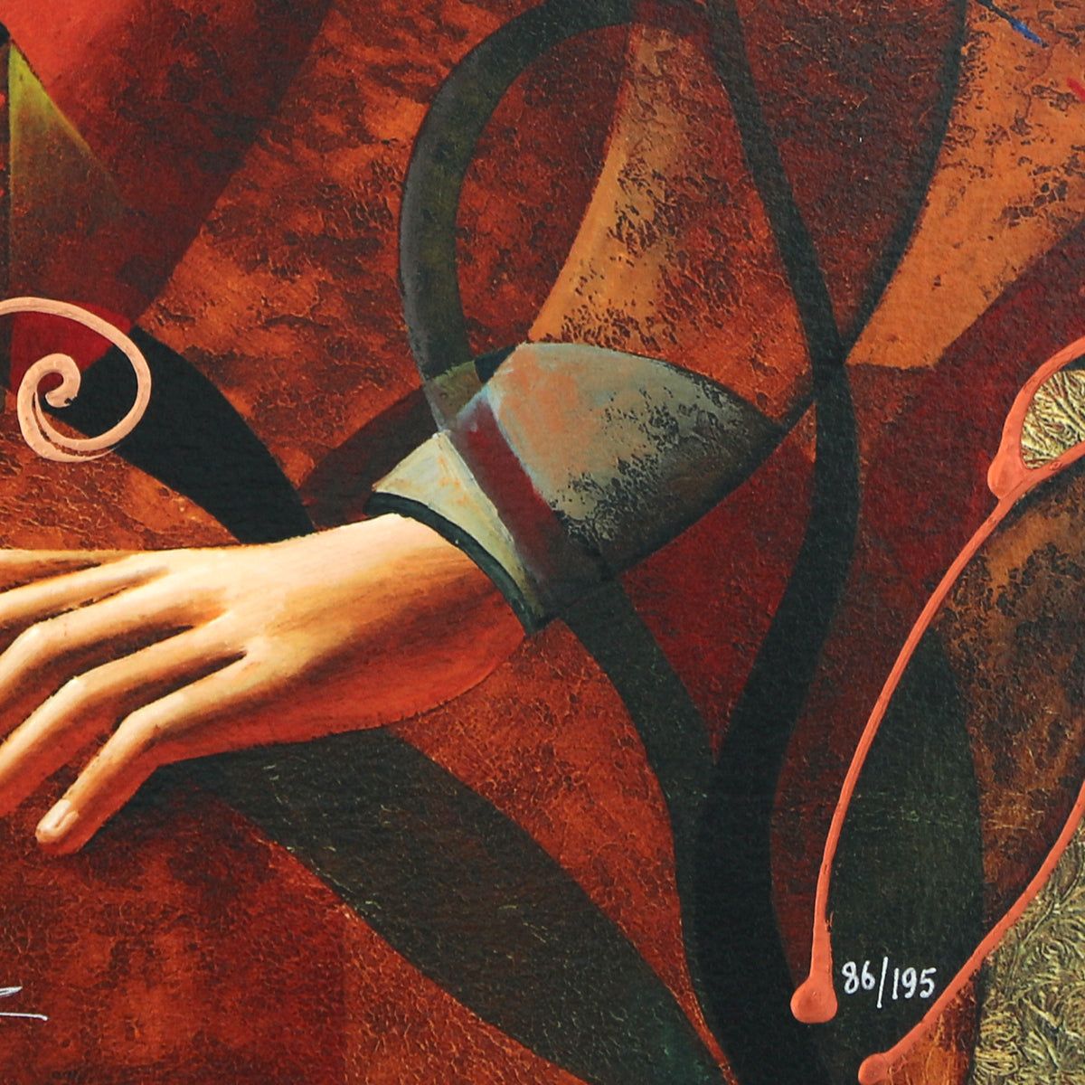 Oleg Zhivetin- Silkscreen "Her Flower"
