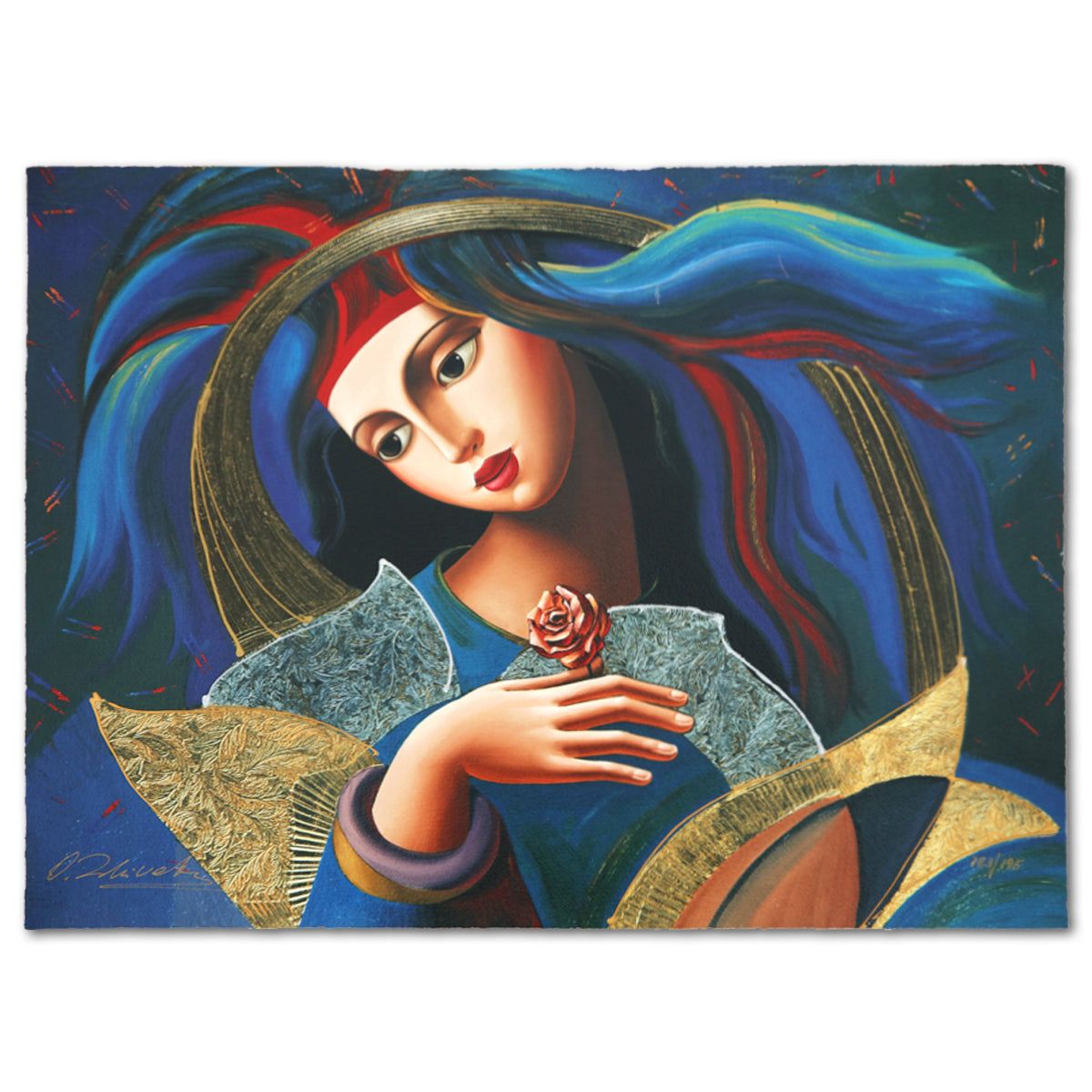 Oleg Zhivetin- Silkscreen "Rememberance"