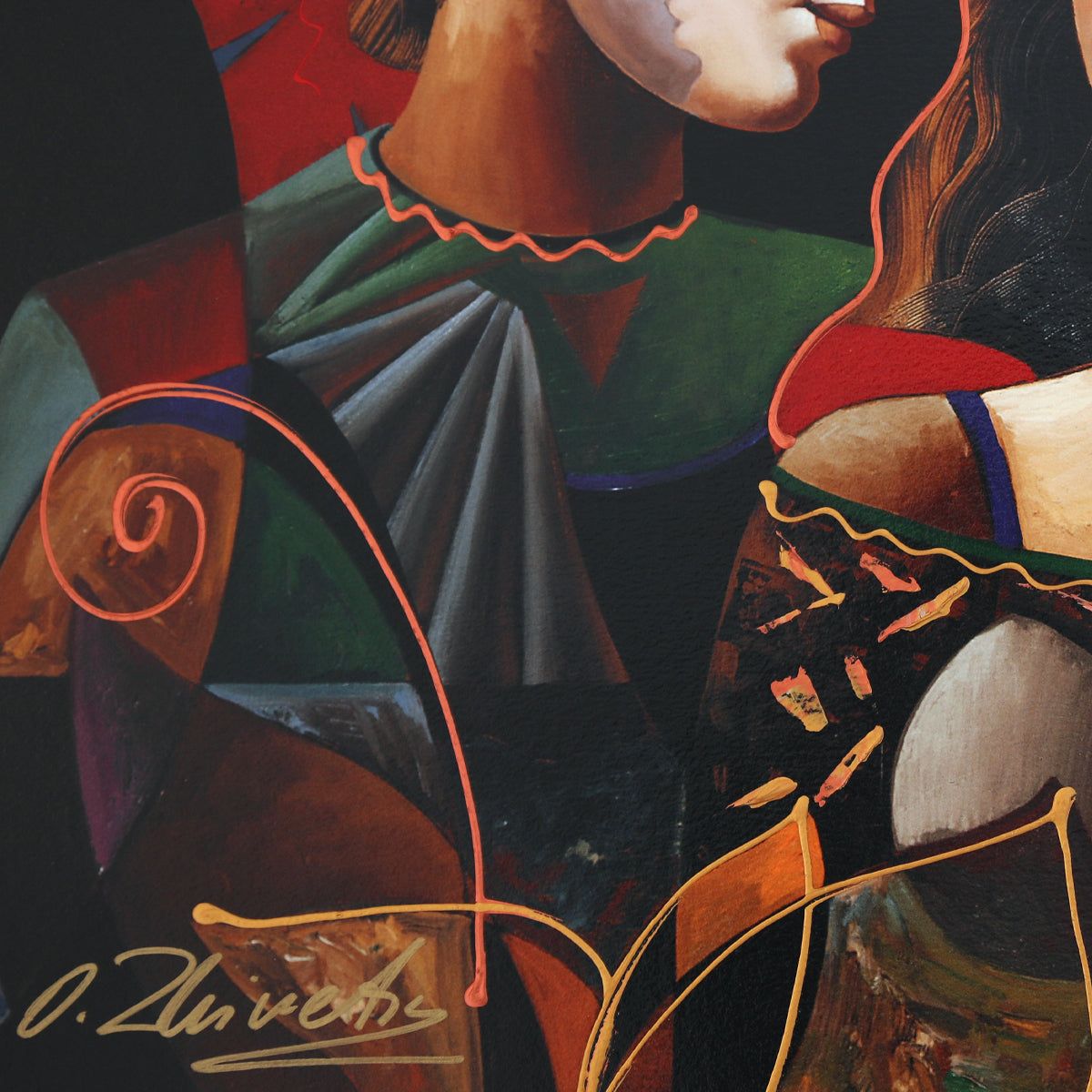 Oleg Zhivetin- Silkscreen "Invitation Under the Moon"