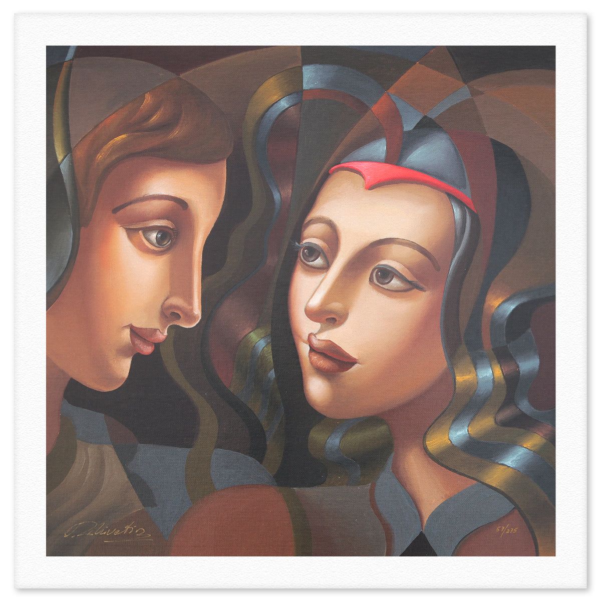Oleg Zhivetin- Silkscreen "Plea"