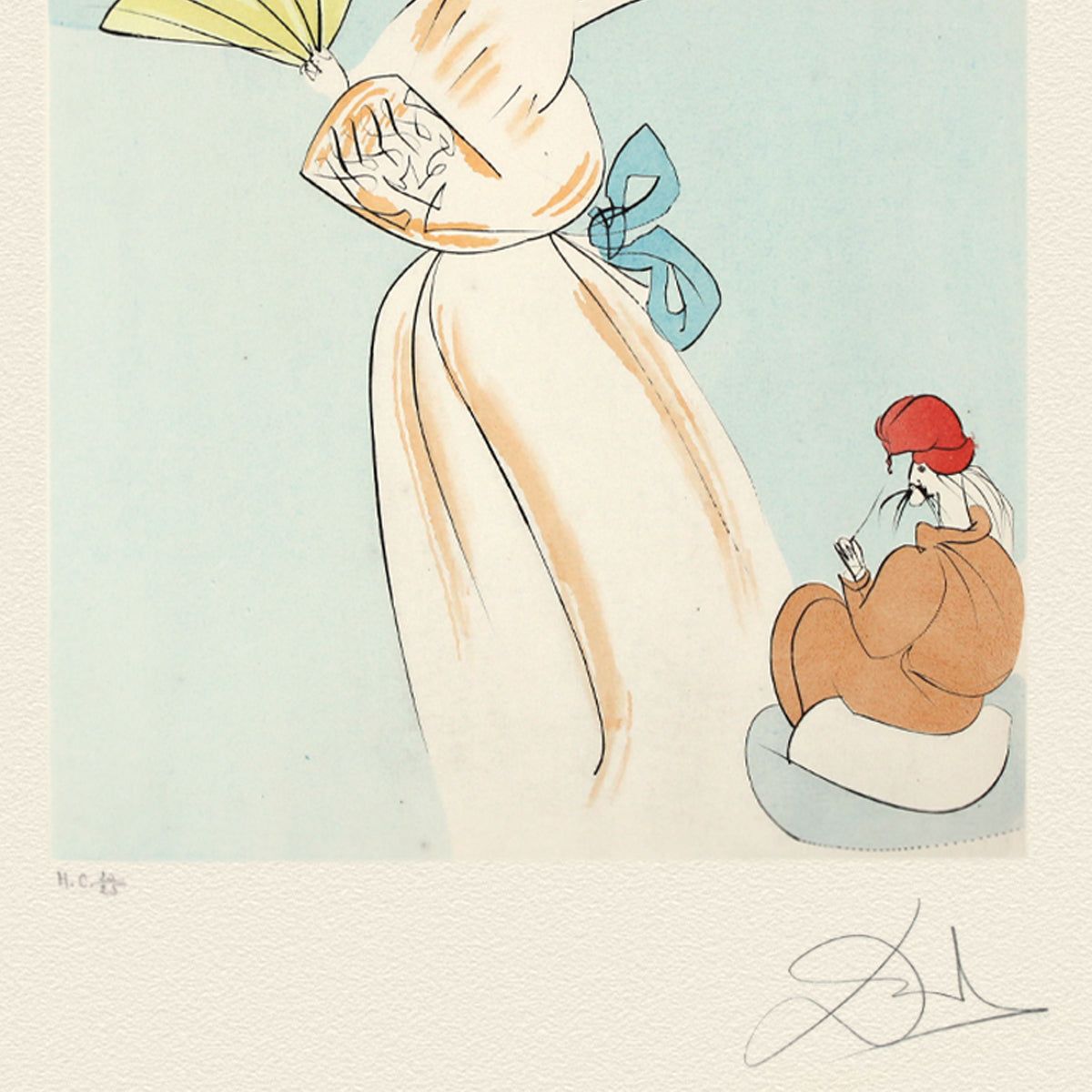 Salvador Dali- Etching "Shitakiri- The Tongue- Cut Sparrow"