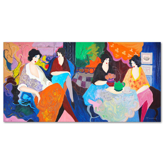 Itzchak Tarkay- Serigraph "Reunion ll"