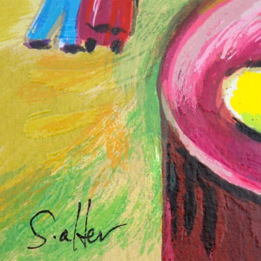 Shlmo Alter- Serigraph "An Evening at the Seashore"
