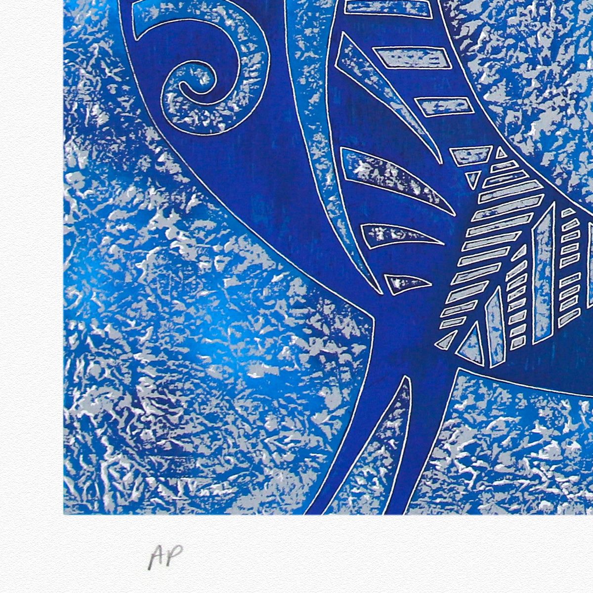 Ting Kuang- Silkscreen "Peacock and Flowers"