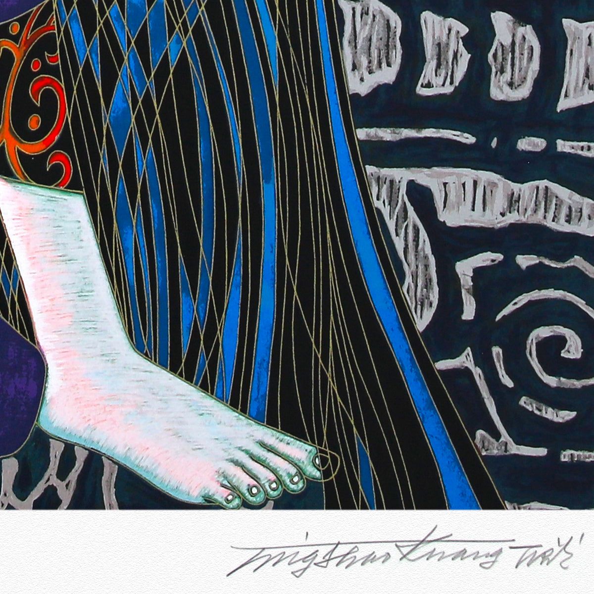 Ting Kuang- Silkscreen "Keeping Peace"