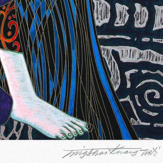 Ting Kuang- Silkscreen "Keeping Peace"