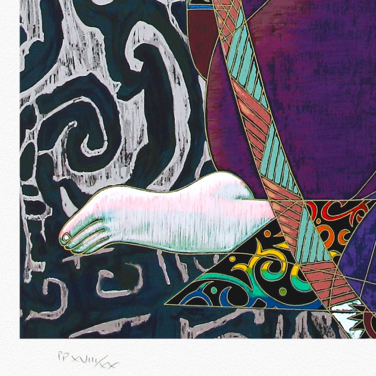 Ting Kuang- Silkscreen "Keeping Peace"