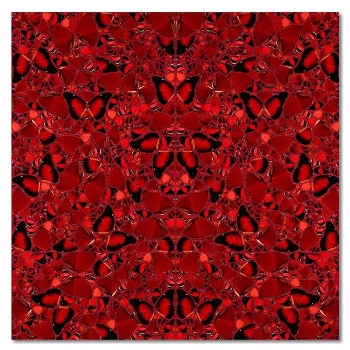 Damien Hirst, "The Empresses (H10-3 Theodora)" Limited Edition Mixed Media on Aluminum Panel with COA