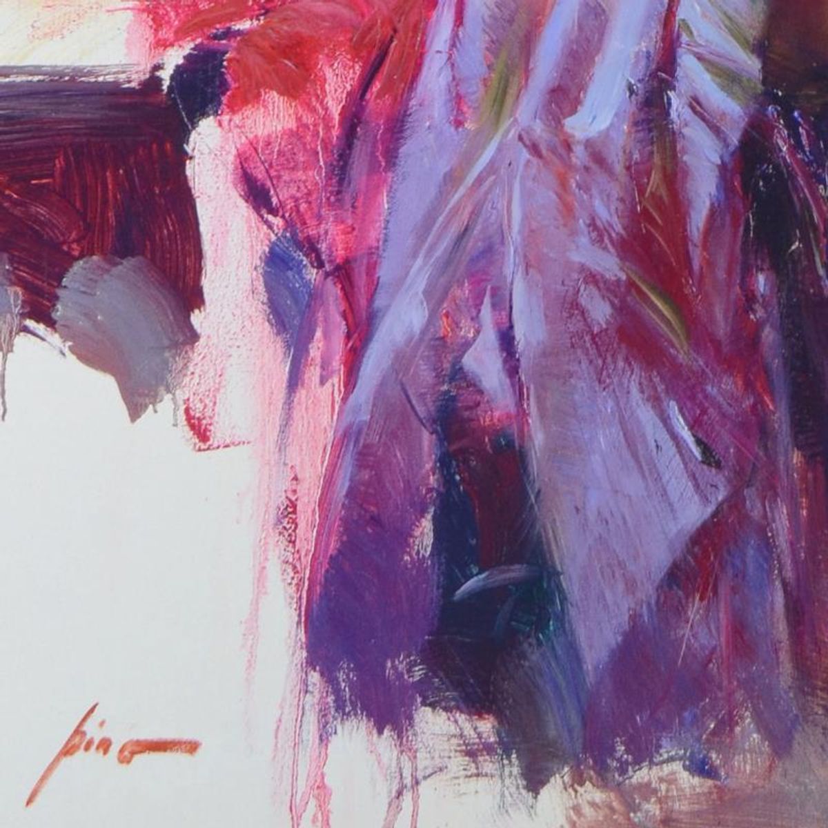 Pino (1939-2010), "Siesta" Framed Limited Edition Hand Embellished Giclee on Canvas. Numbered and Hand Signed with Certificate of Authenticity.