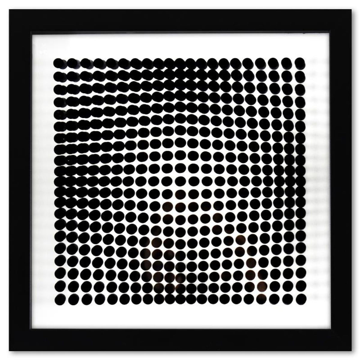 Victor Vasarely (1908-1997), "Trois Dimensions Optique de la serie Cinetiques" Framed 1973 Dimensional Art with Letter of Authenticity