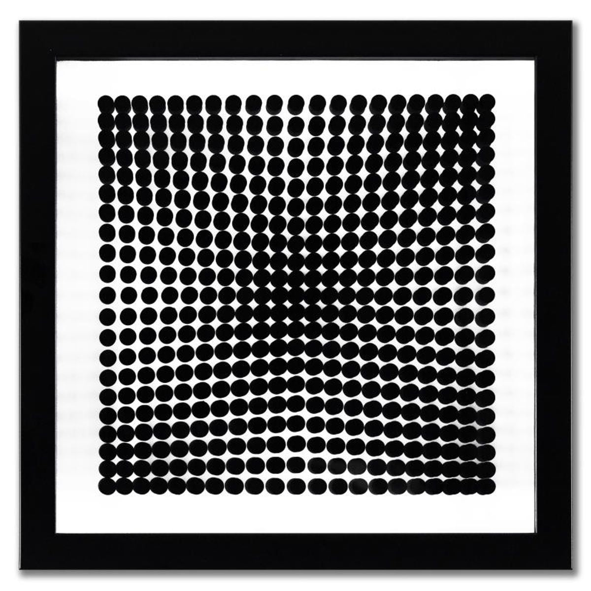 Victor Vasarely (1908-1997), "Trois Dimensions Optique de la serie Cinetiques (Set of 8)" Framed 1973 Dimensional Art with Letter of Authenticity