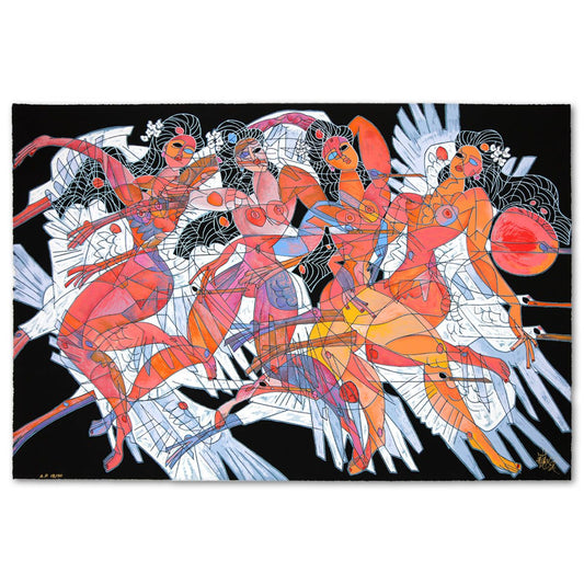 Jian Tie Feng- Silkscreen "To Soar"