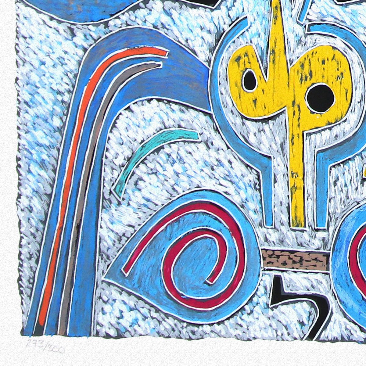 Jian Tie Feng- Silkscreen "Girl of Tang Dynasty"