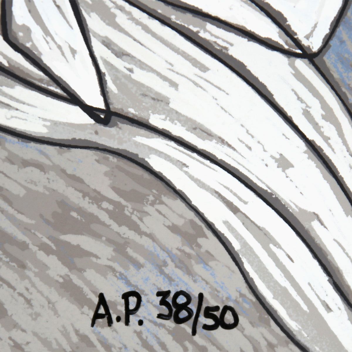 Jian Tie Feng- Silkscreen "White Mermaid"