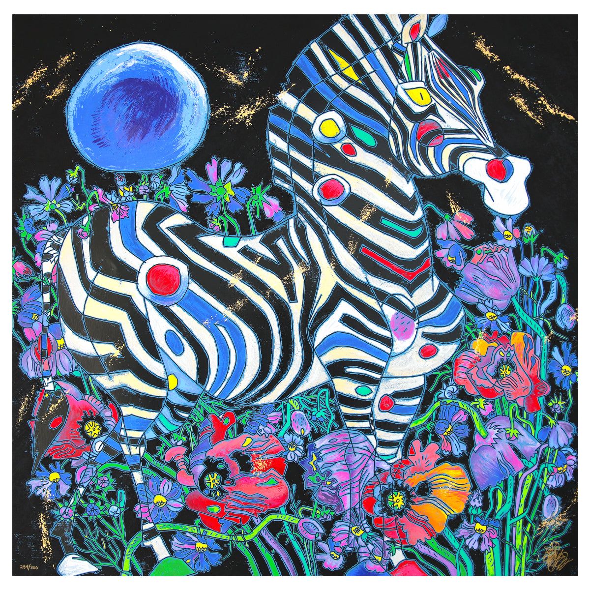 Jian Tie Feng- Serigraph "A Spring Rhyme"