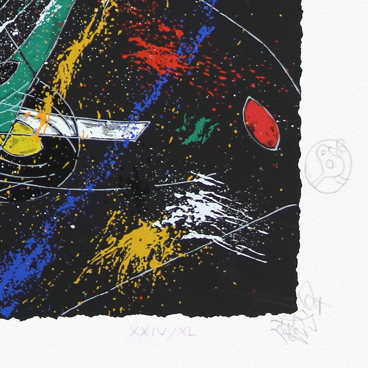 Jian Tie Feng- Silkscreen "The Green Horse"