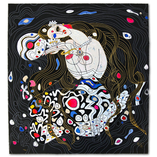 Jian Tie Feng- Silkscreen "Mermaid"