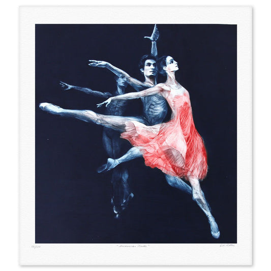 G.H Rothe- Mezzotint Etching "American Pride"