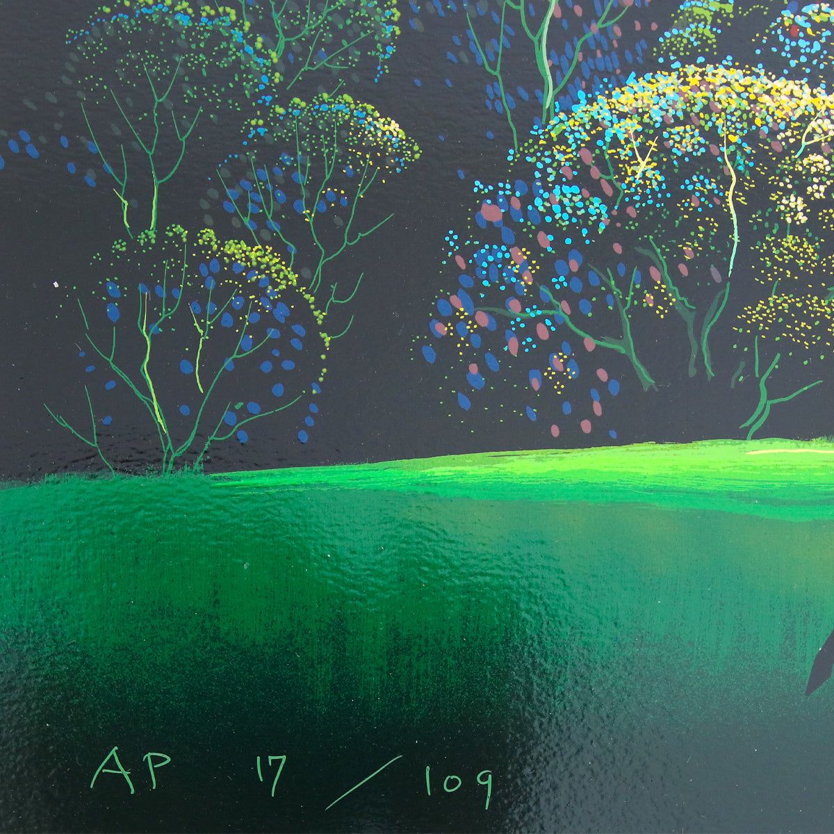 Eyvind Earle- Serigraph "Gardeners Ranch"