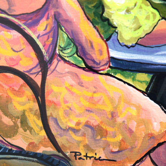 Patricia Govezensky- Original Watercolor "The Passion of the Dance"