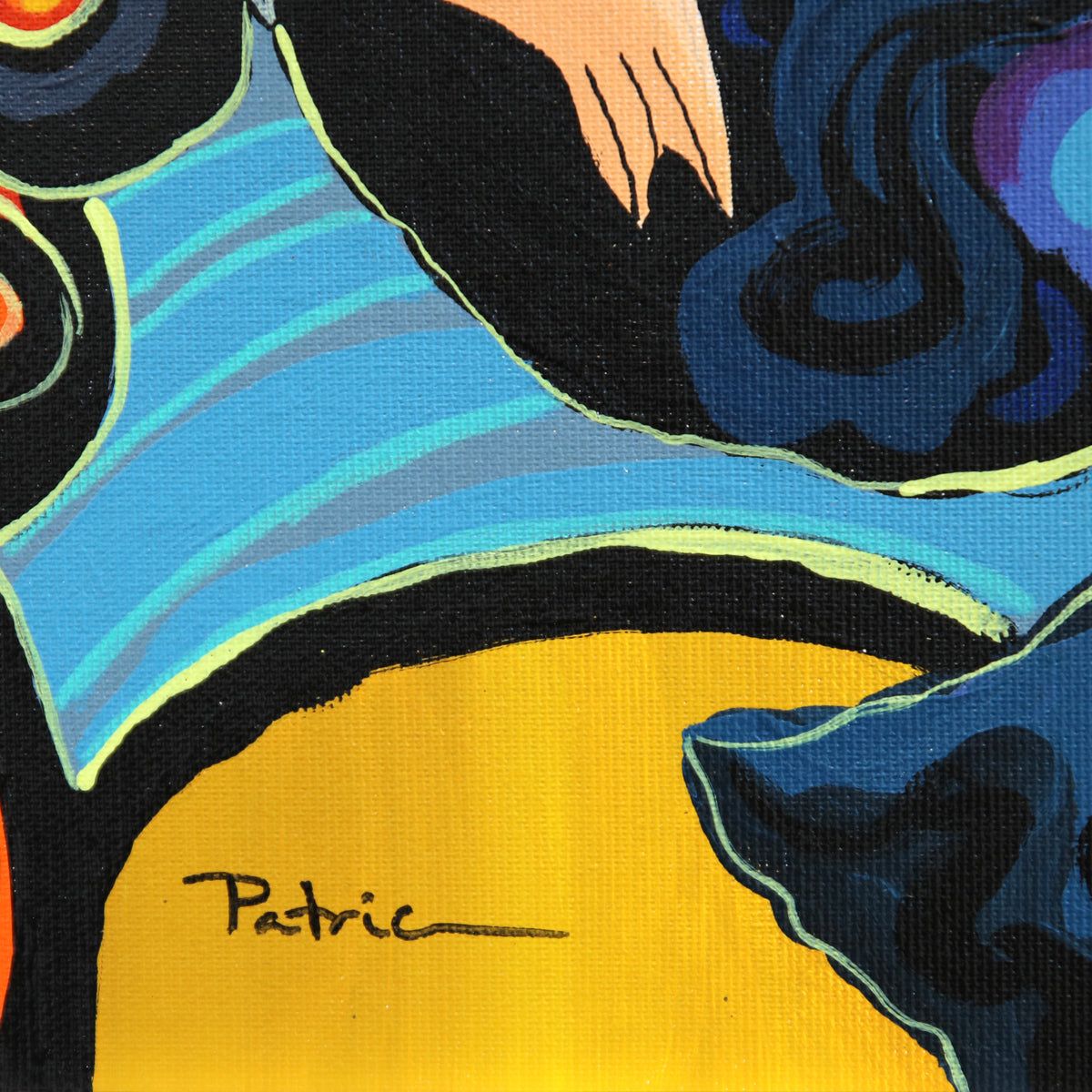 Patricia Govezensky- Original Acrylic on Canvas "Stories in Motion"