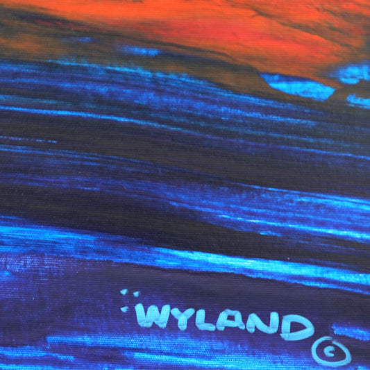 Wyland- Original Painting on Canvas "Abstract"