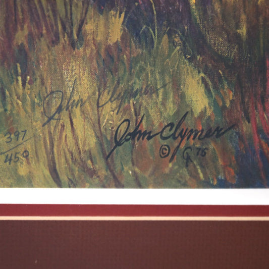 John Clymer- Offset Lithograph "Trapper"