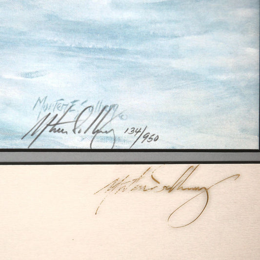 Morten F. Solberg- Offset Lithograph "Something Moved"