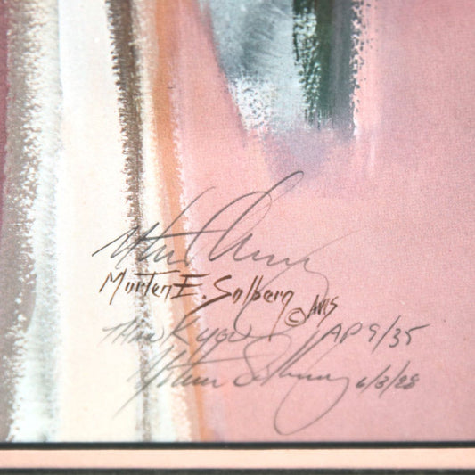 Morten F. Solberg- Offset Lithograph "Indian Warrior"