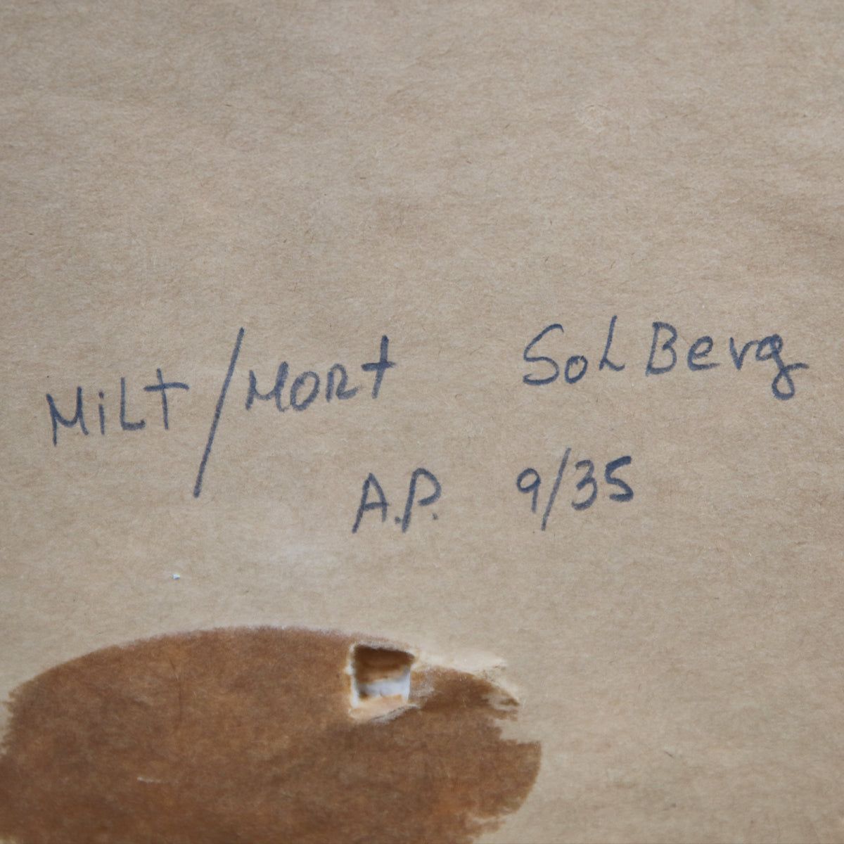 Morten F. Solberg- Offset Lithograph "Indian Warrior"