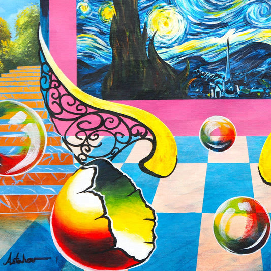Alexander Astahov- Original Oil on Canvas "Dream Harbor Symphony"