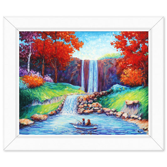Svyatoslav Shyrochuk- Original Oil on Canvas "Cascade of Autumn Dreams"
