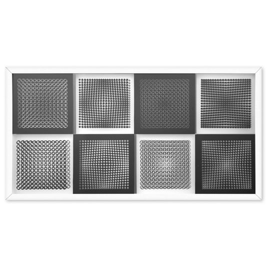 Victor Vasarely (1908-1997)- Mixed Media "Serie Cinetique: Trois Dimensions de l'Optique"