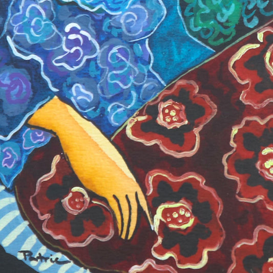 Patricia Govezensky- Original Watercolor "Twilight Flux"